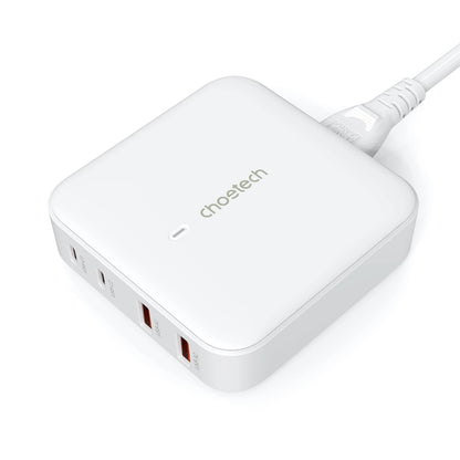 Choetech PD8008 100W GaN fast charger 2x USB-A / 2x USB-C - white_1