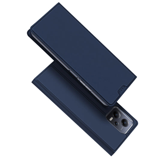Dux Ducis Skin Pro case for Xiaomi Redmi Note 12 Pro+ flip cover card wallet stand blue_0
