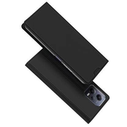 Dux Ducis Skin Pro case for Xiaomi Redmi Note 12 Pro+ flip cover card wallet stand black_0