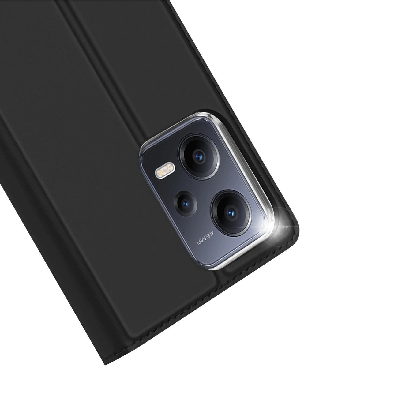 Dux Ducis Skin Pro case for Xiaomi Redmi Note 12 Pro+ flip cover card wallet stand black_2