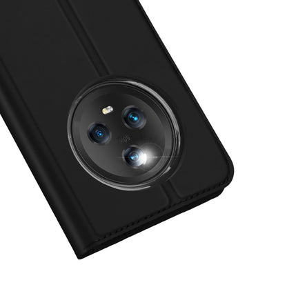 Dux Ducis Skin Pro case for Honor Magic5 flip cover card wallet stand black_2