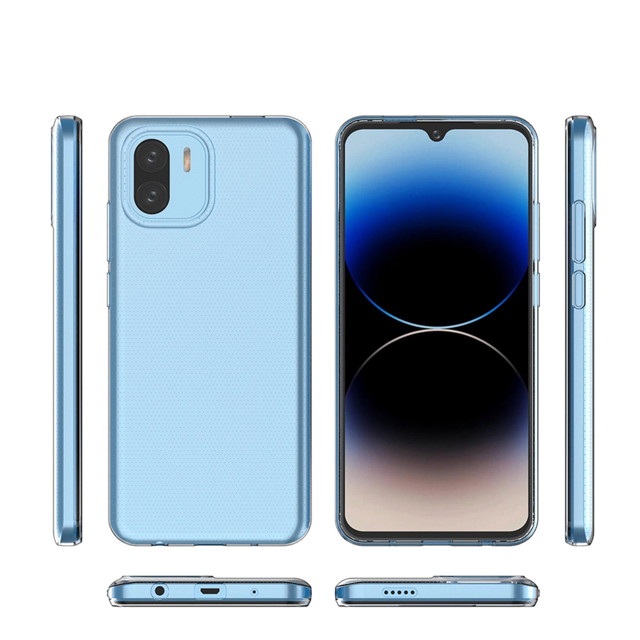 Ultra Clear 0.5mm case for Xiaomi Redmi A2 / Redmi A1 thin cover transparent_2