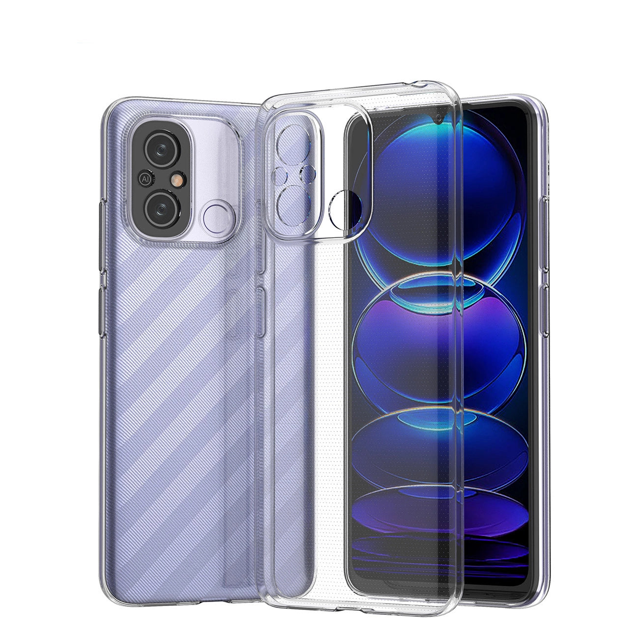 Ultra Clear 0.5mm Case for Xiaomi Redmi 11A / Poco C55 / Redmi 12C Thin Cover Transparent_6