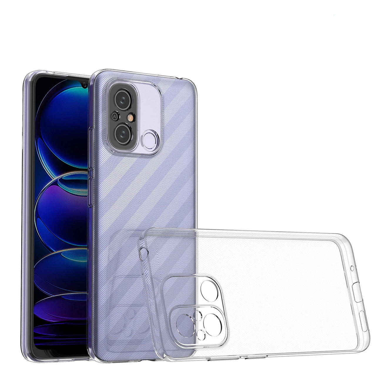 Ultra Clear 0.5mm Case for Xiaomi Redmi 11A / Poco C55 / Redmi 12C Thin Cover Transparent_7