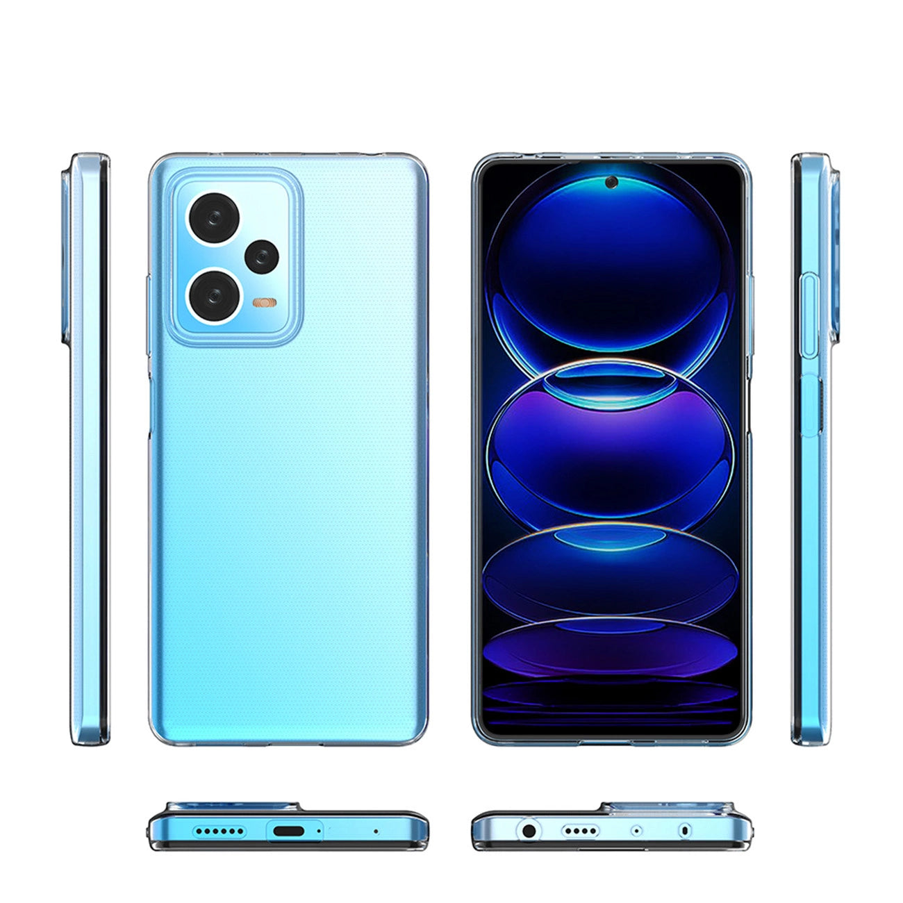Ultra Clear 0.5mm case for Xiaomi Redmi Note 12 Pro+ thin cover transparent_5