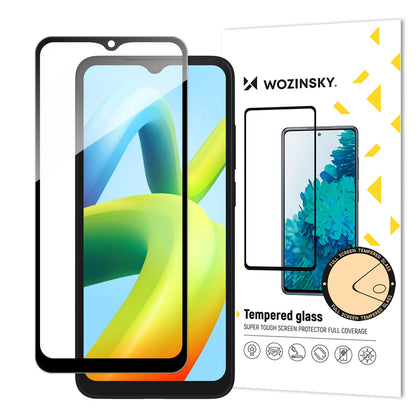 Wozinsky Full Glue Tempered Glass Tempered Glass For Xiaomi Redmi A2 / Redmi A1 9H Full Screen Cover With Black Frame_0