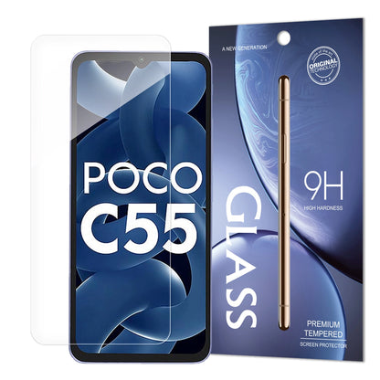 Standard Tempered Glass Envelope tempered glass for Xiaomi Redmi 11A / Poco C55 / Redmi 12C 9H_0