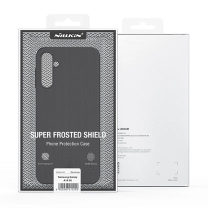 Nillkin Super Frosted Shield Case for Samsung Galaxy A14 5G / Galaxy A14 Phone Cover Black_4