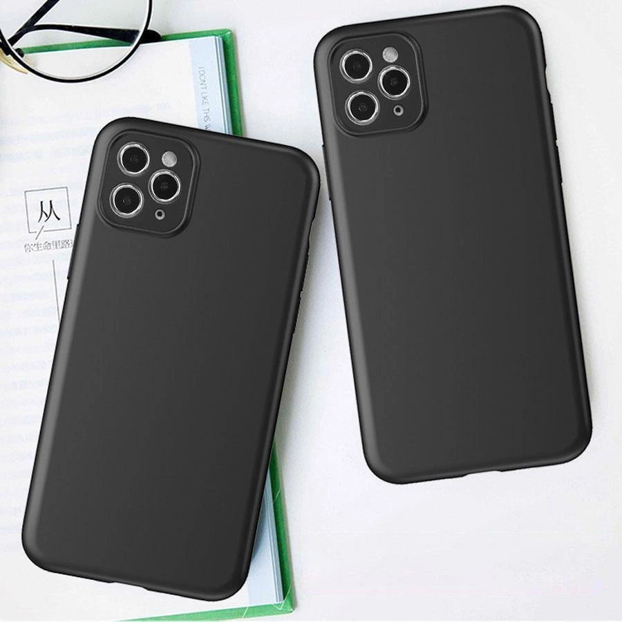 Soft Case case for Oppo A78 5G thin silicone cover black_4