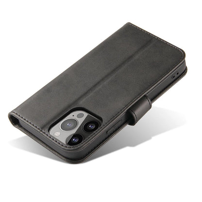 Magnet Case case for Vivo Y16 / Vivo Y02s flip cover wallet stand black_4