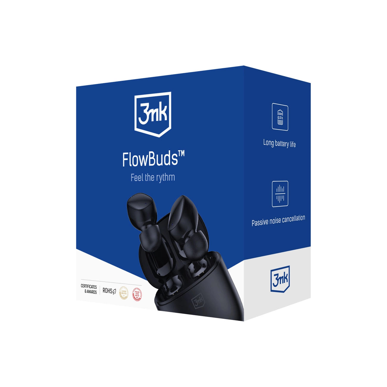 3mk FlowBuds wireless in-ear Bluetooth headphones - black_12