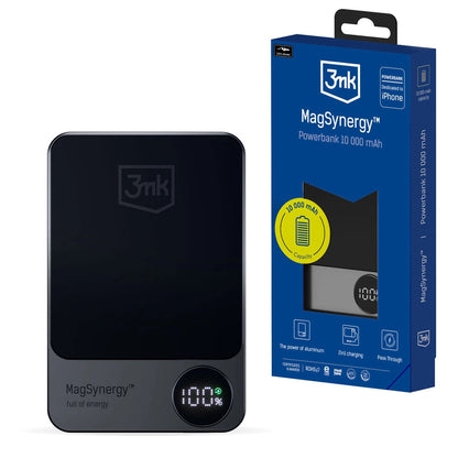 Powerbank 3mk MagSynergy 10000 mAh induction with MagSafe - black_0