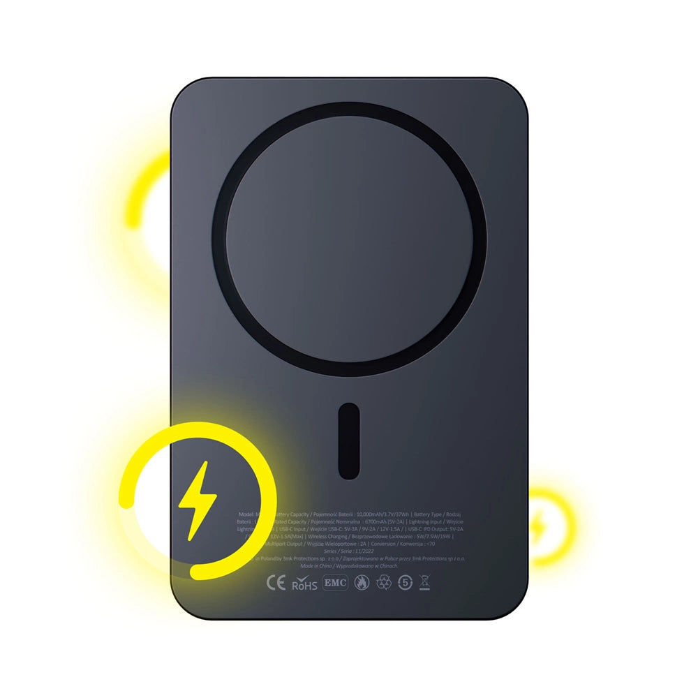 Powerbank 3mk MagSynergy 10000 mAh induction with MagSafe - black_1