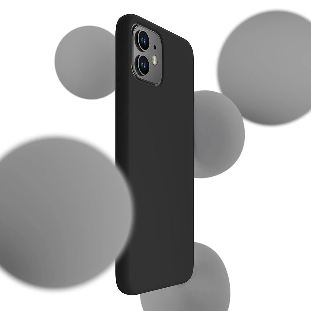 3mk Silicone Case for iPhone 11 - black_1