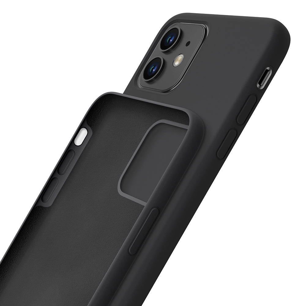3mk Silicone Case for iPhone 11 - black_4