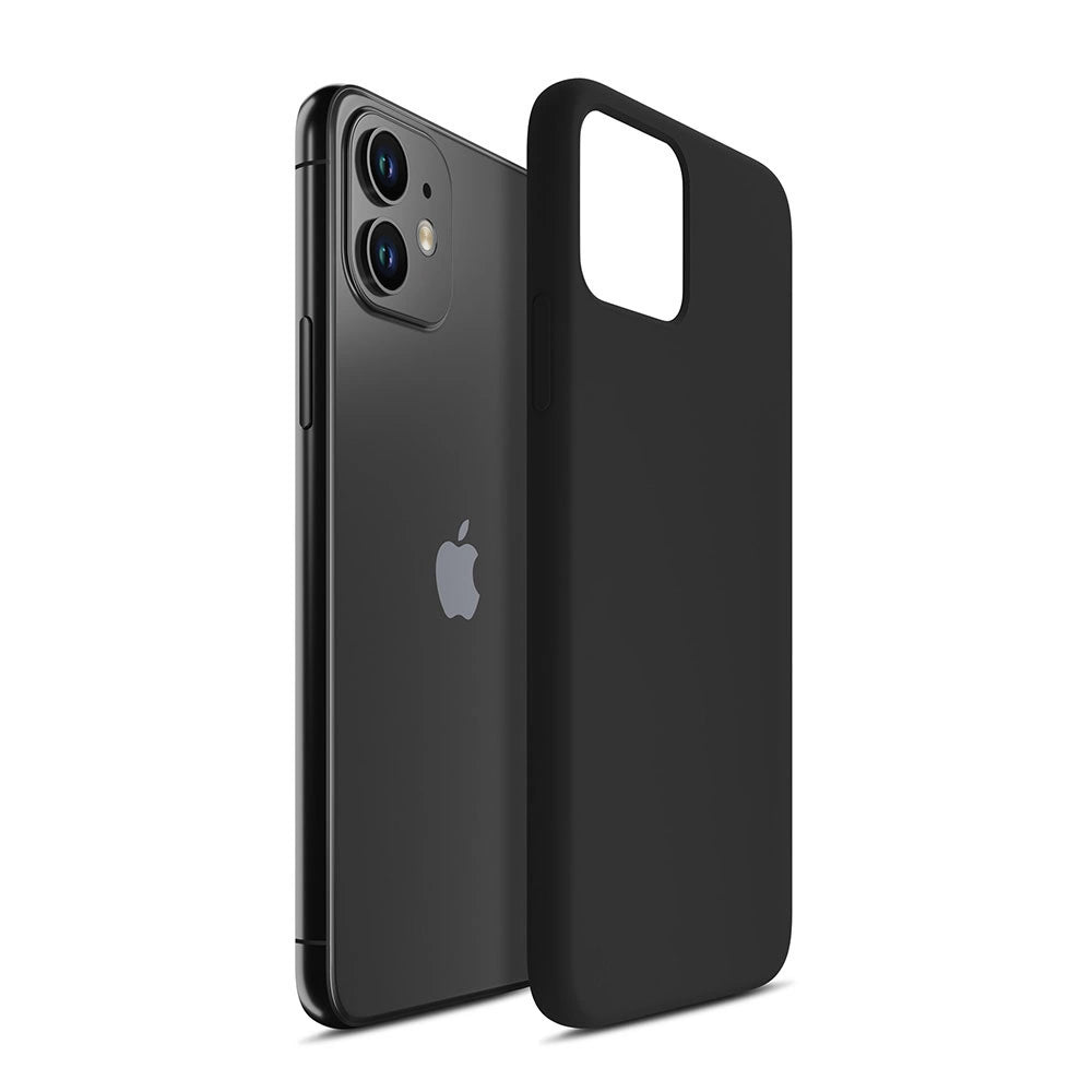 3mk Silicone Case for iPhone 11 - black_6