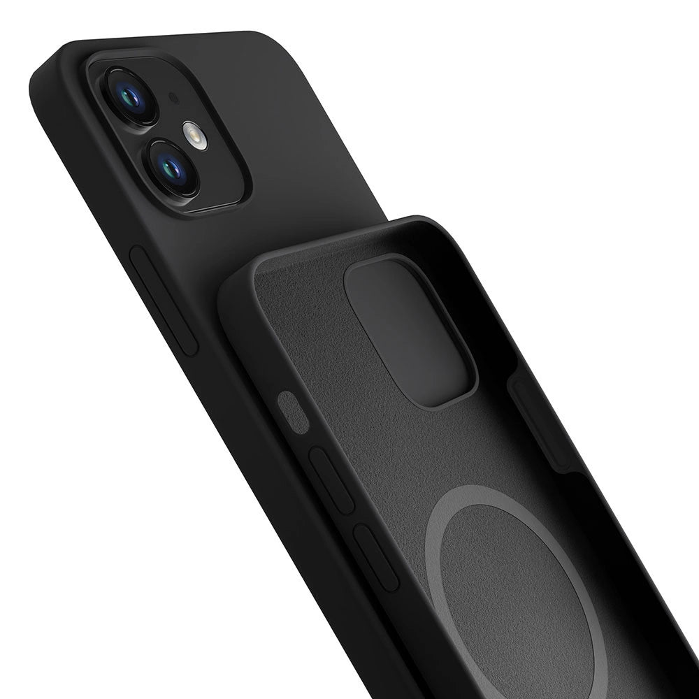 3mk Silicone Case for iPhone 12 / iPhone 12 Pro - black_4