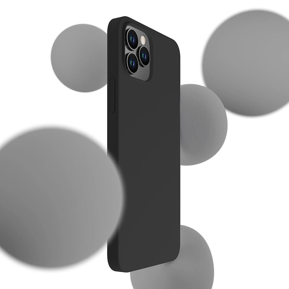 3mk Silicone Case for iPhone 12 Pro Max - black_1