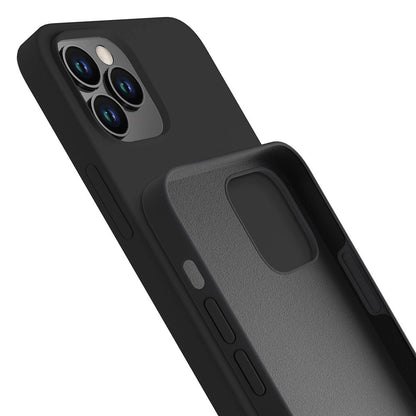 3mk Silicone Case for iPhone 12 Pro Max - black_3