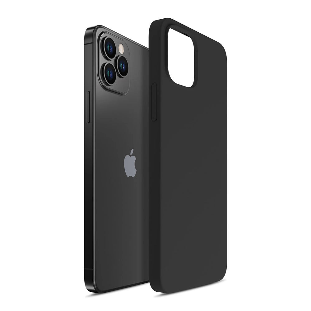 3mk Silicone Case for iPhone 12 Pro Max - black_6