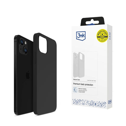 iPhone 14 Plus 3mk Silicone Case Series - Black_0