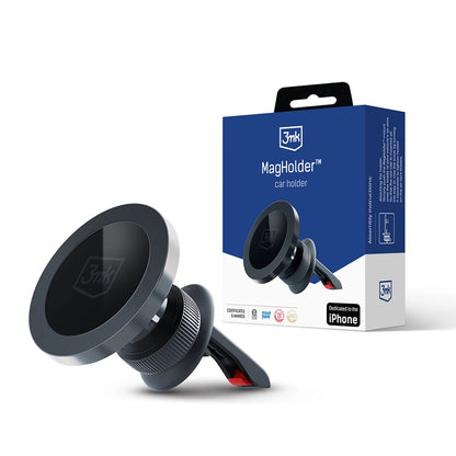 3mk MagHolder magnetic car holder for air vent - black_0
