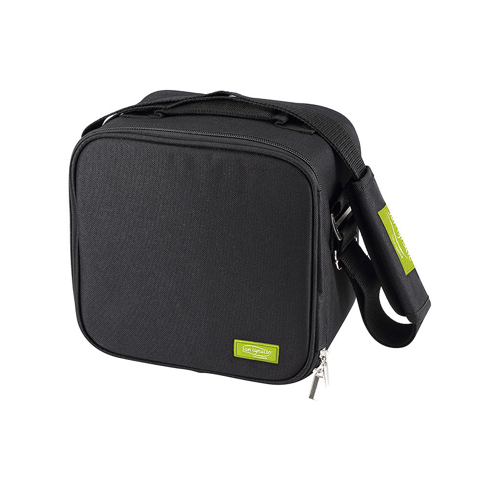 Porta-alimentos 23x22x13,5cm poliÃ©ster preto walking business sg4505bk san ignacio_0
