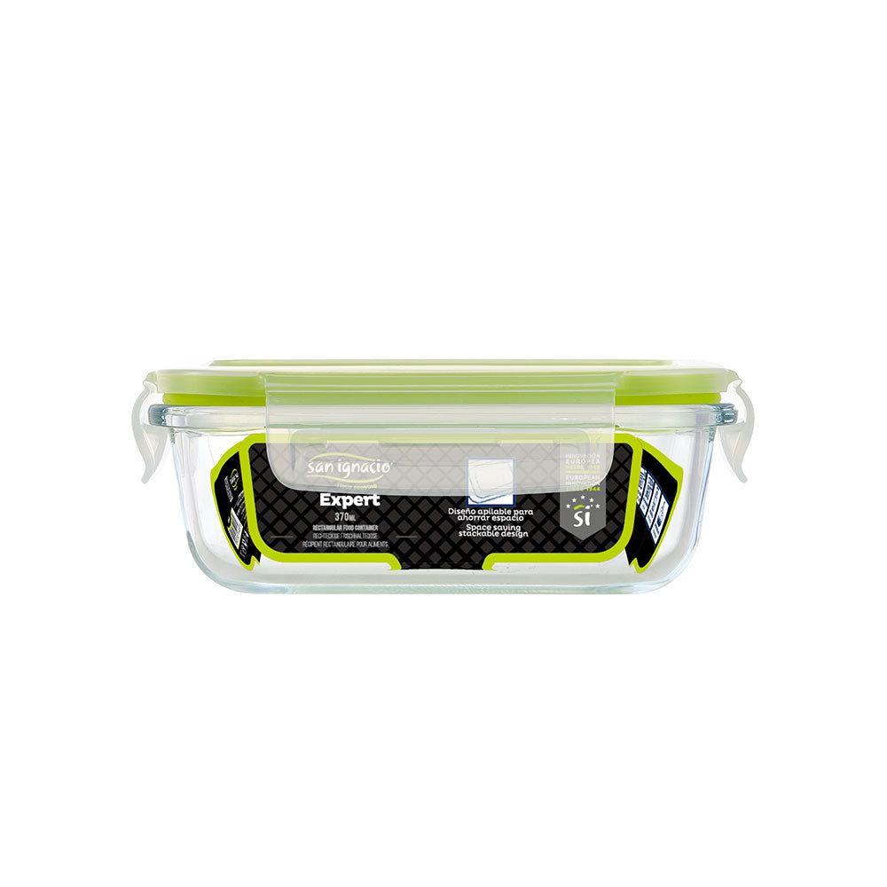 HermÃ©tico retangular 370ml borosilicato expert sg4700 san ignacio_0