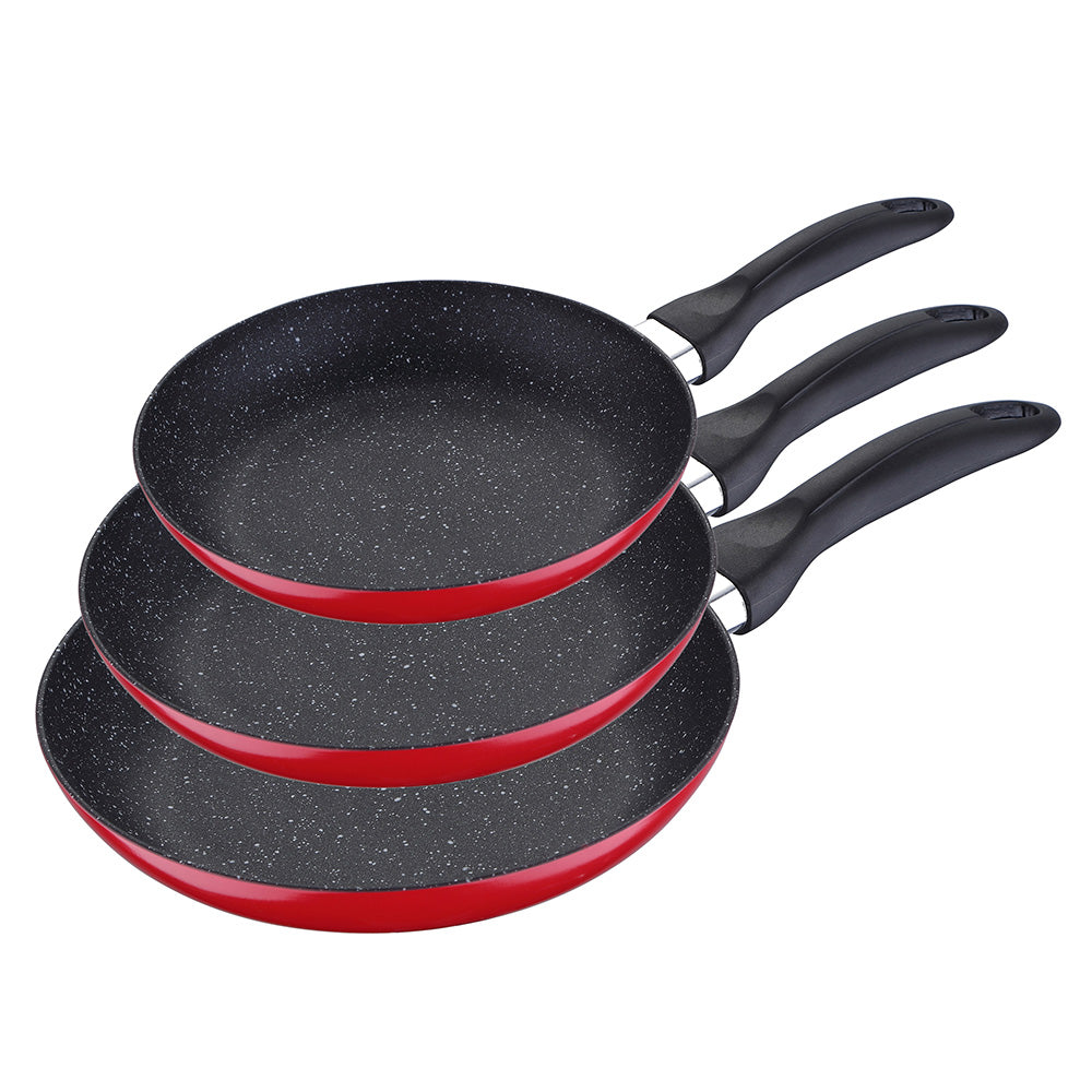 Jogo de 3 frigideiras (Ã¸16+20+24cm) alumÃ­nio prensado sg-6855 san ignacio_0