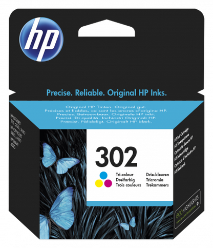 HP 302 Tri-color Original Ink Cartridge cartucho de tinta 1 pieza(s) Rendimiento estándar Cian, Magenta, Amarillo_1