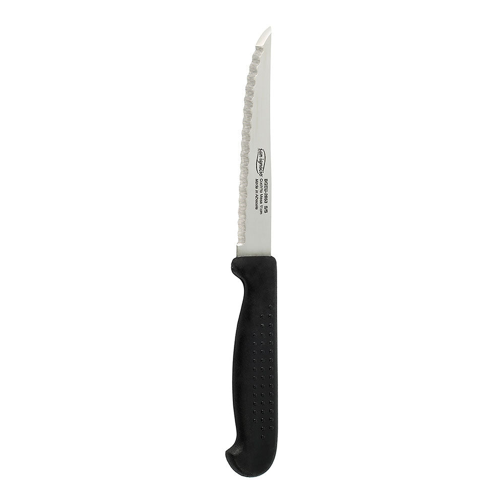 Faca de mesa serrilhada 11cm cabo pontos yeste bgeu-2653 san ignacio_0