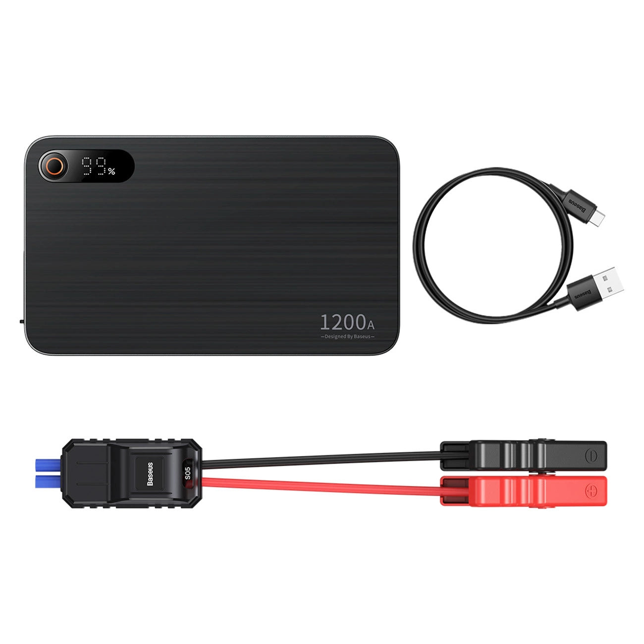 Baseus Super Energy Pro+ Powerbank Jump Starter 1200A - black_7