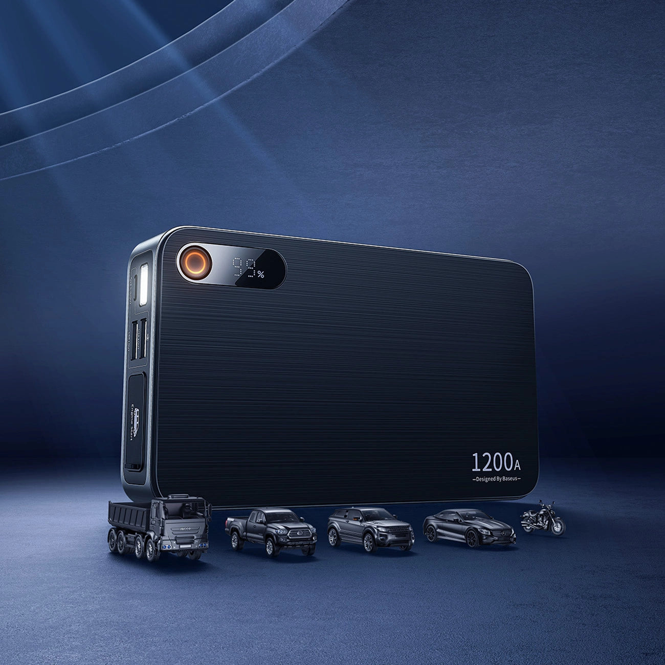 Baseus Super Energy Pro+ Powerbank Jump Starter 1200A - black_10