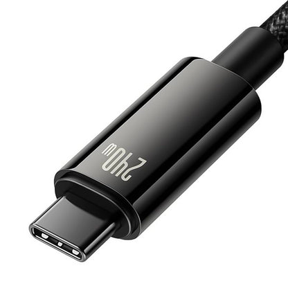 USB-C to USB-C cable Baseus Tungsten Gold 240W 3m (black)_6