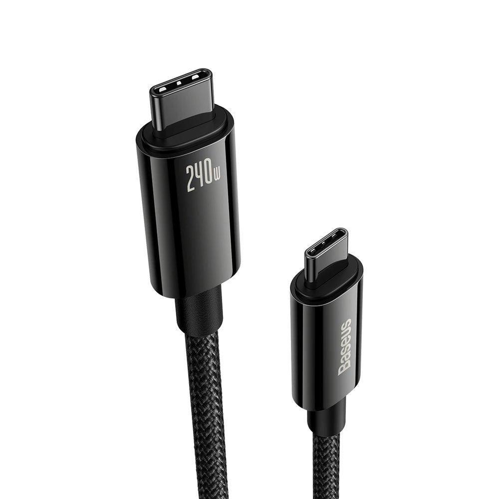 USB-C to USB-C cable Baseus Tungsten Gold 240W 3m (black)_2