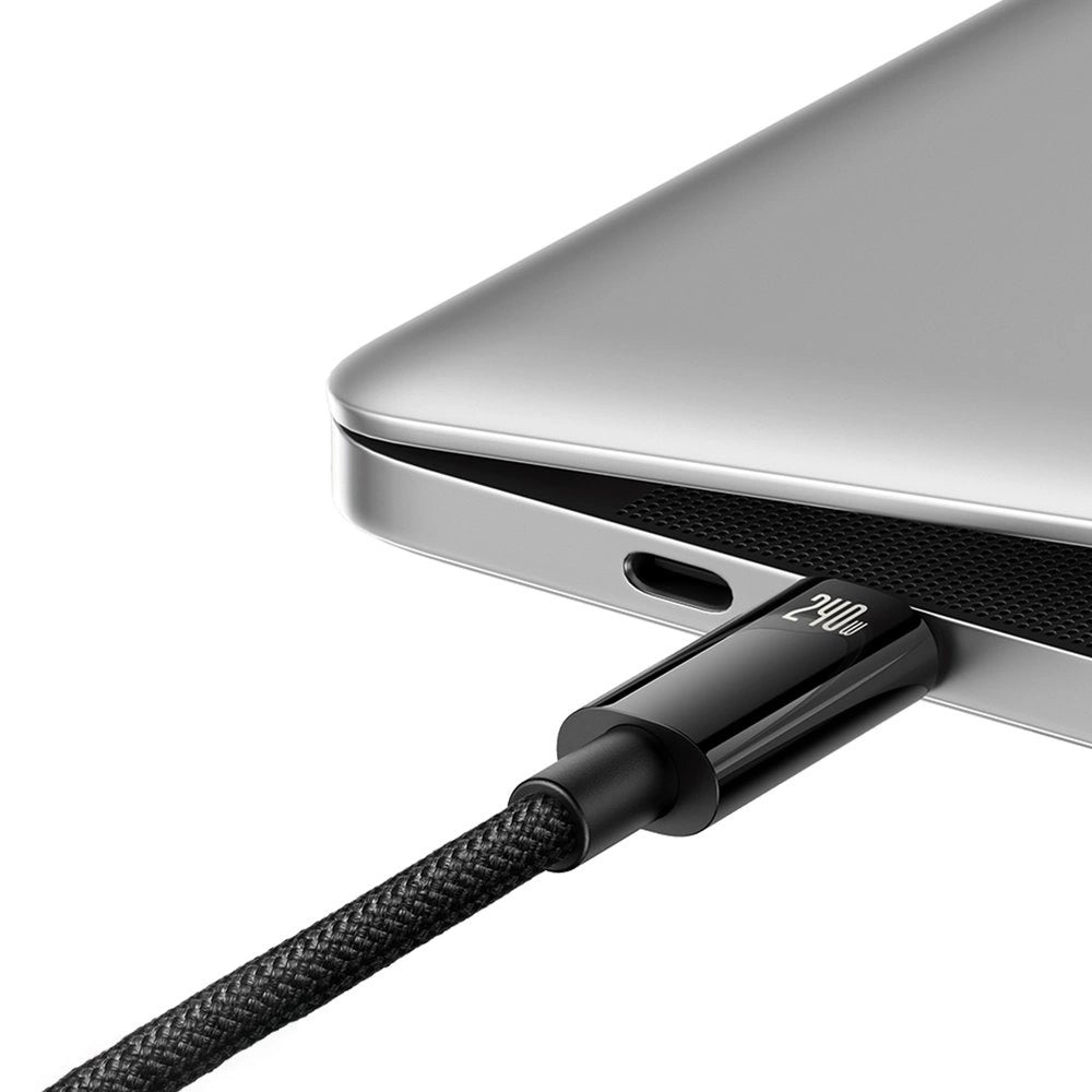 USB-C to USB-C cable Baseus Tungsten Gold 240W 3m (black)_4