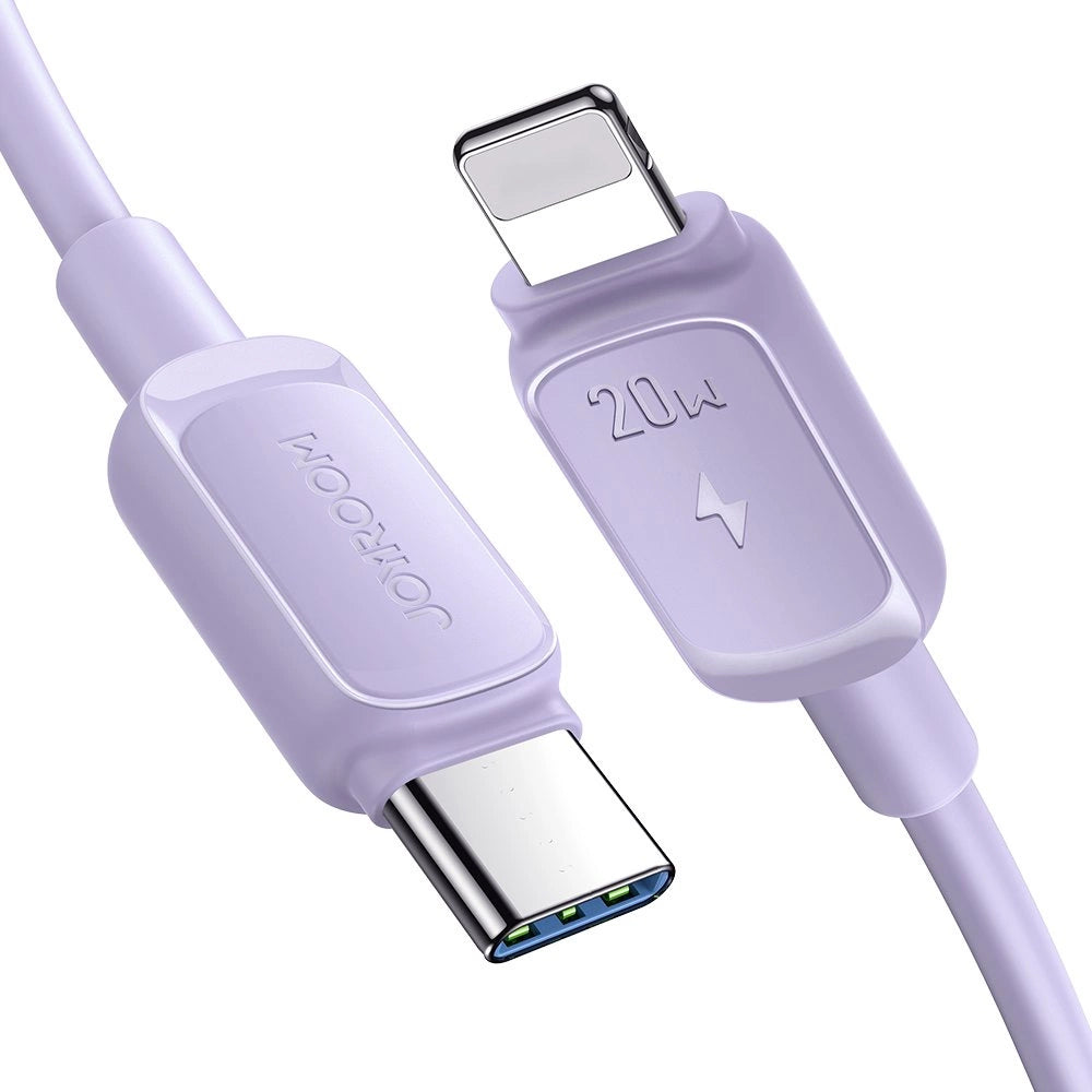 Joyroom Multi-Color Series A14 USB-C / Lightning 20W Cable 1.2 m - Purple_0