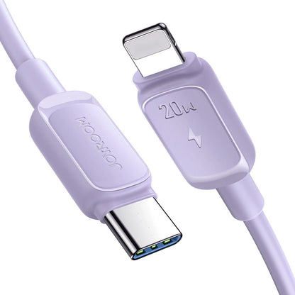 Joyroom Multi-Color Series A14 USB-C / Lightning 20W Cable 1.2 m - Purple_0