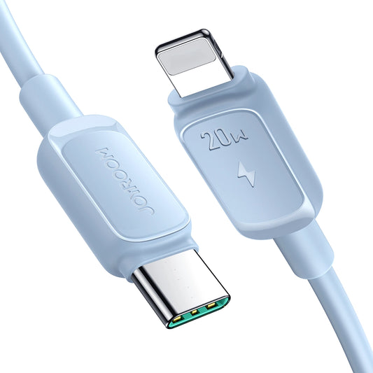 Joyroom Multi-Color Series A14 USB-C / Lightning 20W Cable 1.2 m - Blue_0