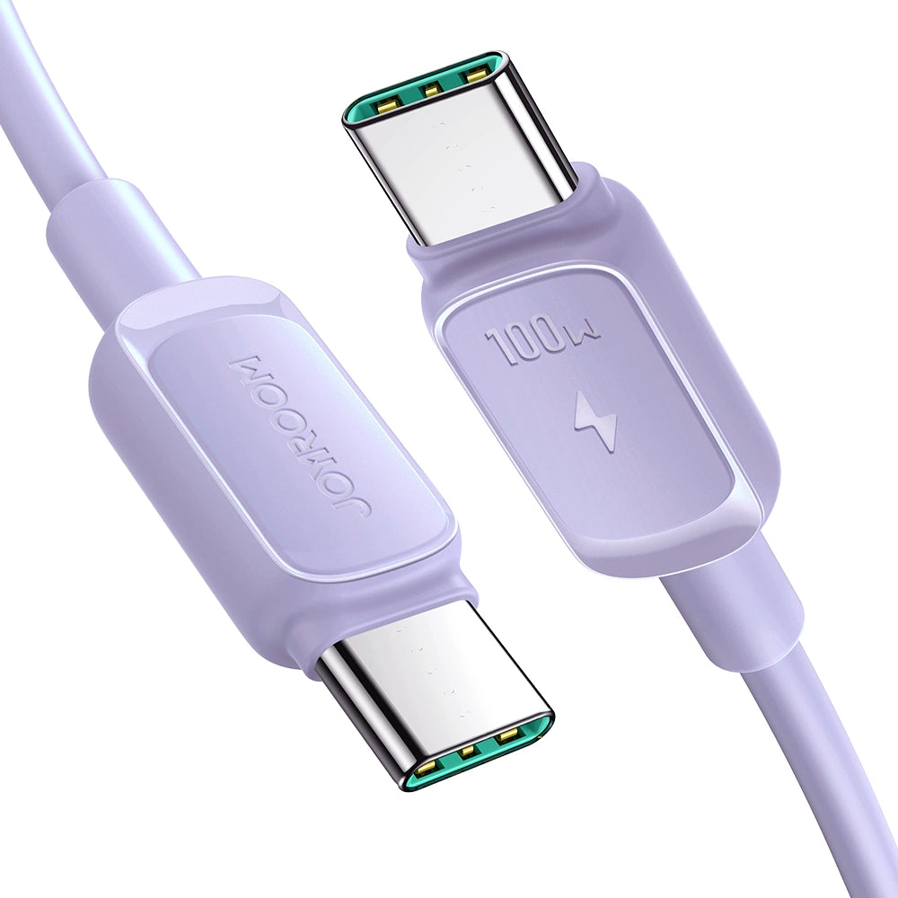 Joyroom Multi-Color Series A14 USB-C / USB-C 100W Cable 1.2m - Purple_0