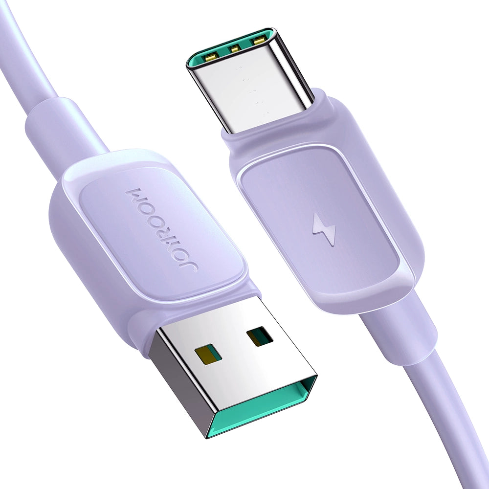 Joyroom Multi-Color Series A14 USB-A / USB-C 3A Cable 1.2m - Purple_0