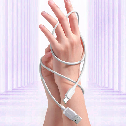 Joyroom Multi-Color Series A14 USB-A / USB-C 3A Cable 1.2m - White_5