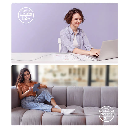 Joyroom Multi-Color Series A14 USB-A / USB-C 3A Cable 1.2m - White_8