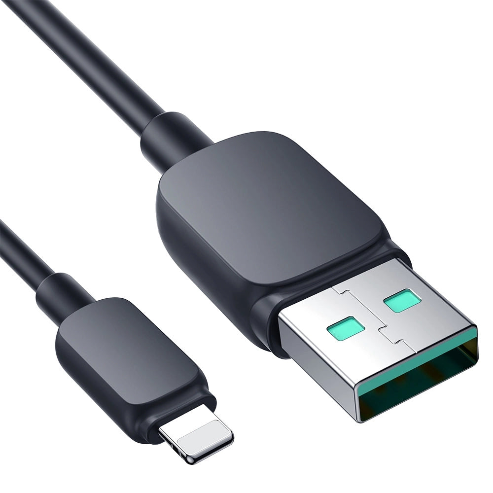 Joyroom Multi-Color Series A14 Lightning / USB-A 2.4A Cable 2 m - Black_1