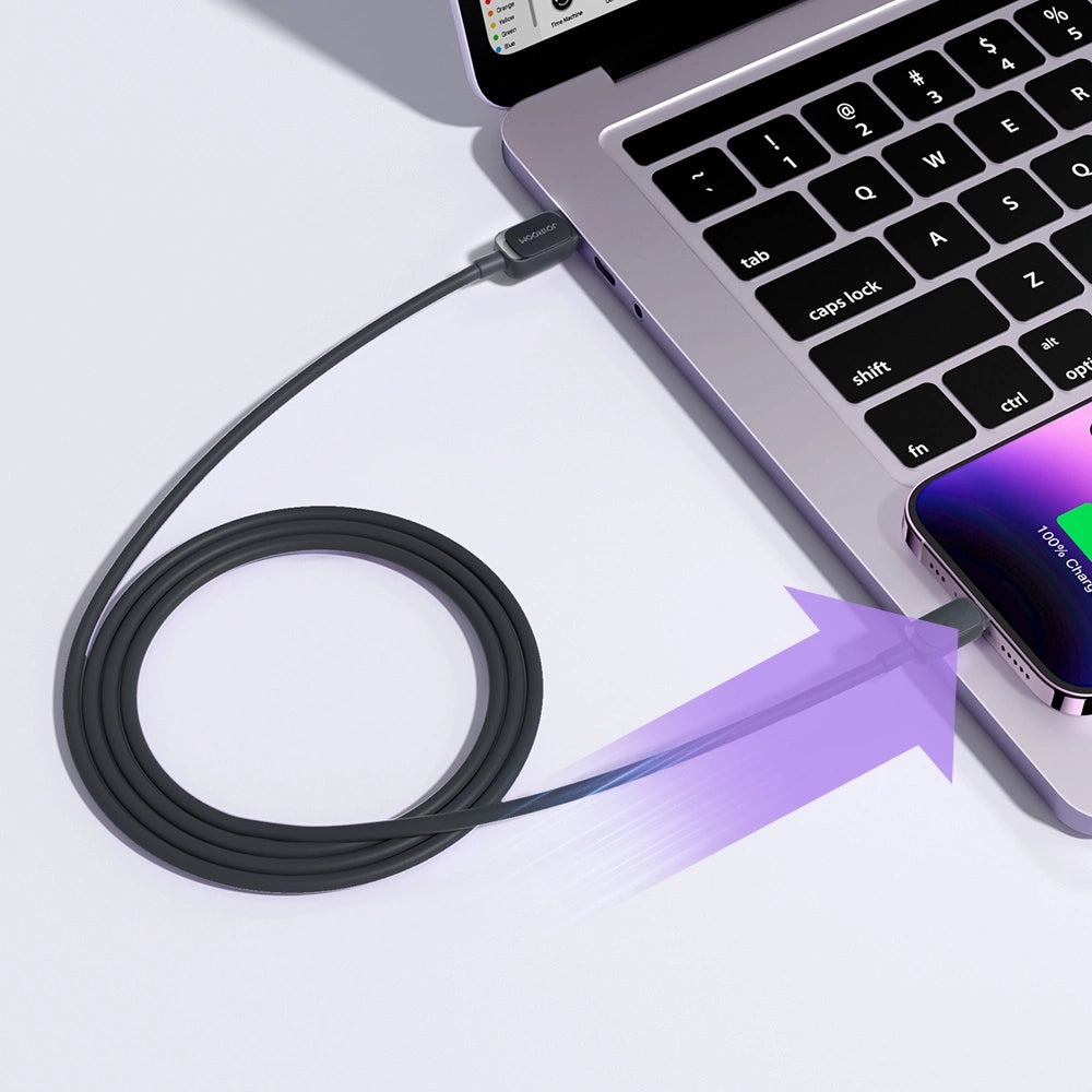 Joyroom Multi-Color Series A14 Lightning / USB-A 2.4A Cable 2 m - Black_5