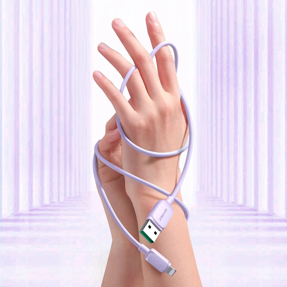 Joyroom Multi-Color Series A14 Lightning / USB-A 2.4A 1.2 m cable - purple_9