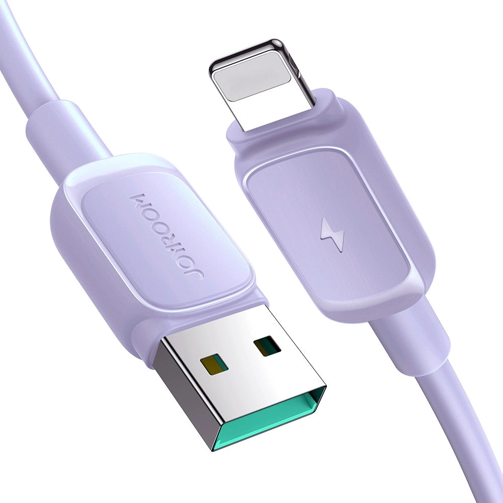 Joyroom Multi-Color Series A14 Lightning / USB-A 2.4A 1.2 m cable - purple_0