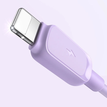 Joyroom Multi-Color Series A14 Lightning / USB-A 2.4A 1.2 m cable - purple_7