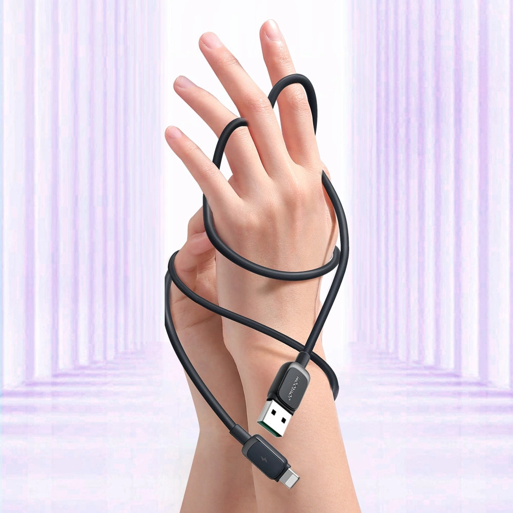 Joyroom Multi-Color Series A14 Lightning /USB-A 2.4A 1.2 m Cable - Black_10