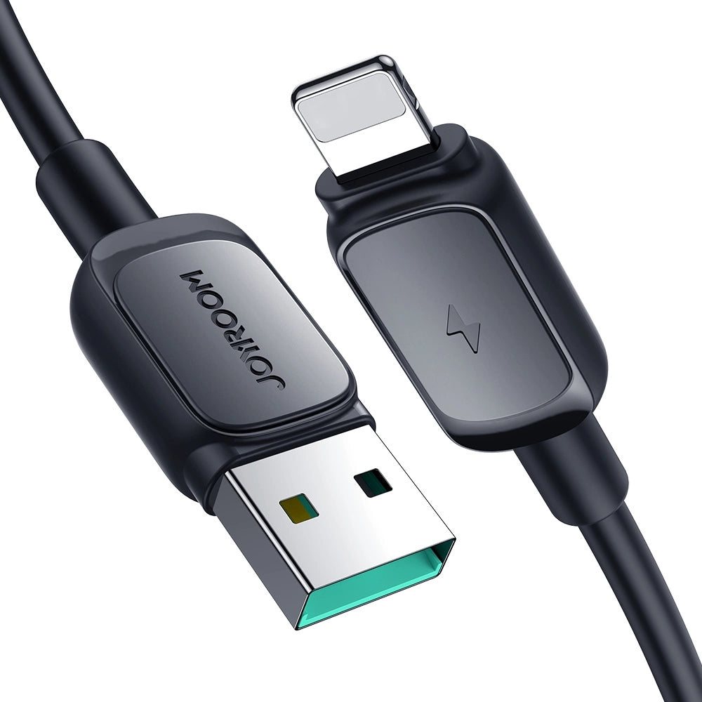 Joyroom Multi-Color Series A14 Lightning /USB-A 2.4A 1.2 m Cable - Black_1